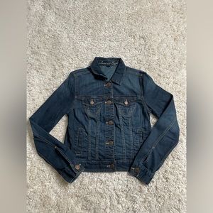American Eagle Dark Wash Denim Jacket Size Medium